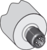 Picture of Ind.andur IME, M18, Sn=12mm, Unshielded, 2-wire NO, kere 69mm, pistik M12 4-pin, SICK